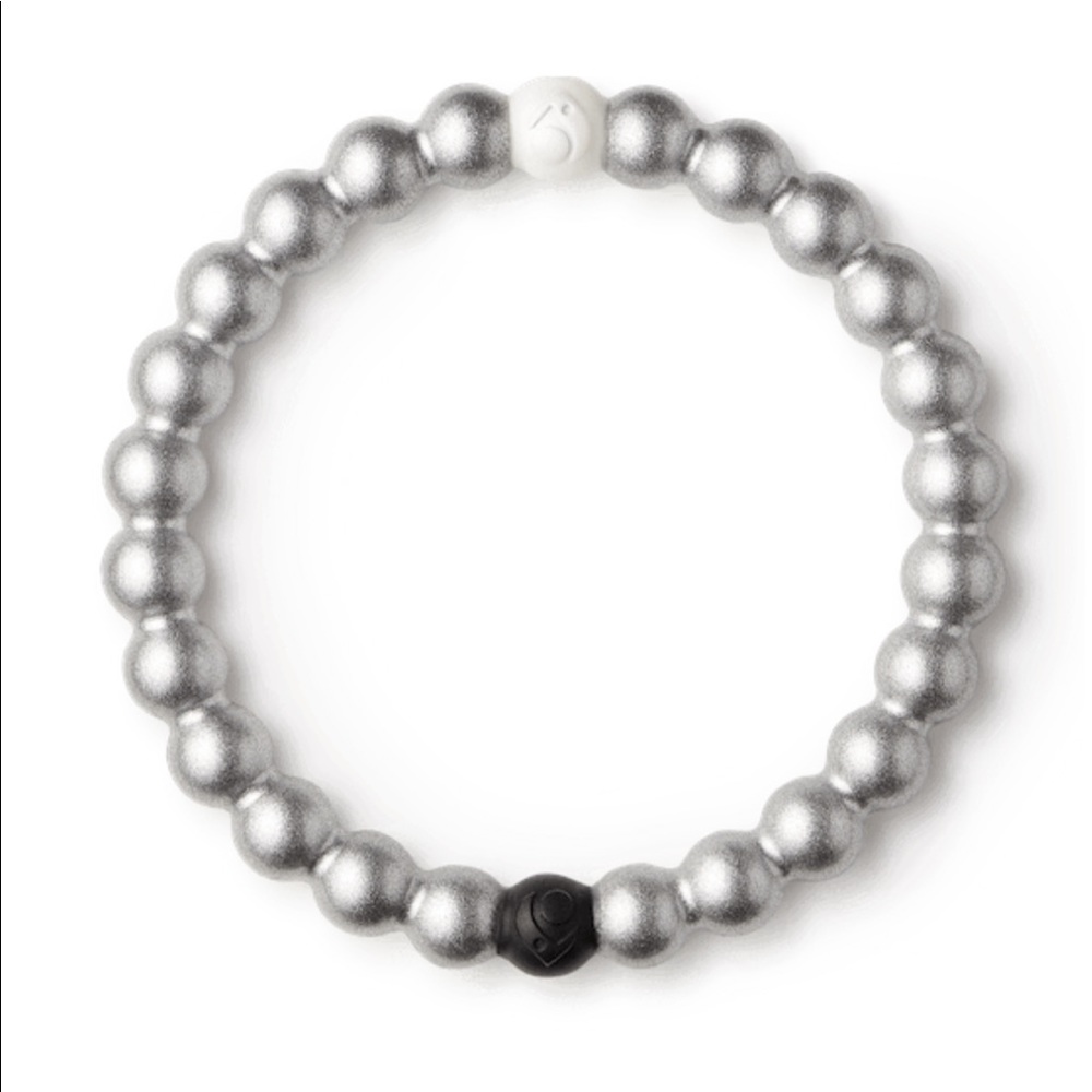 Metallic Silver Lokai Bracelet Size: Small